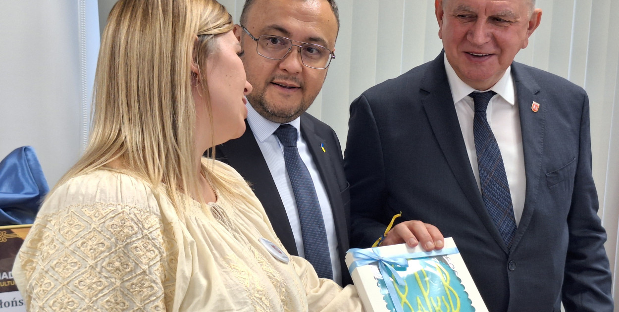 Spotkanie z ambasadorem Ukrainy w płońskim ratuszu