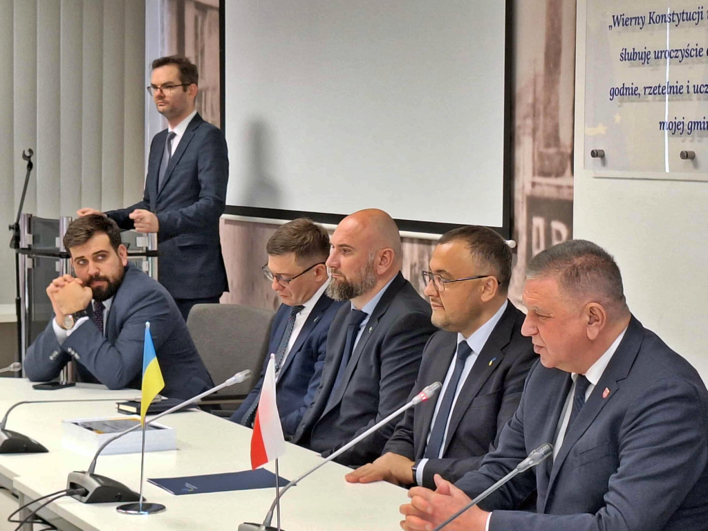 Spotkanie z ambasadorem Ukrainy w płońskim ratuszu