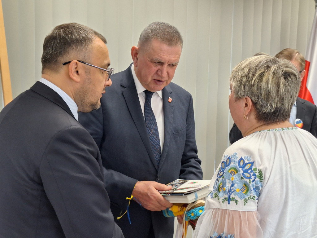Spotkanie z ambasadorem Ukrainy w płońskim ratuszu