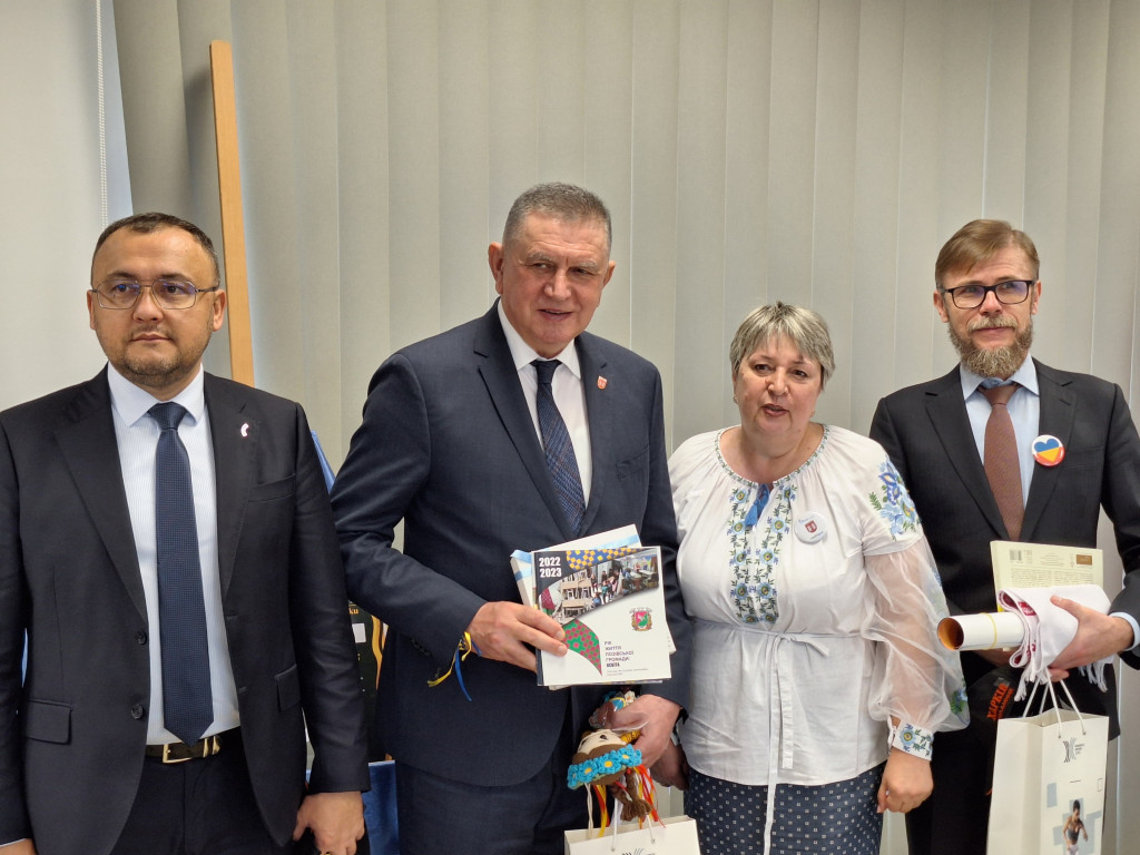 Spotkanie z ambasadorem Ukrainy w płońskim ratuszu