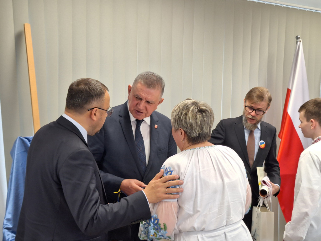 Spotkanie z ambasadorem Ukrainy w płońskim ratuszu
