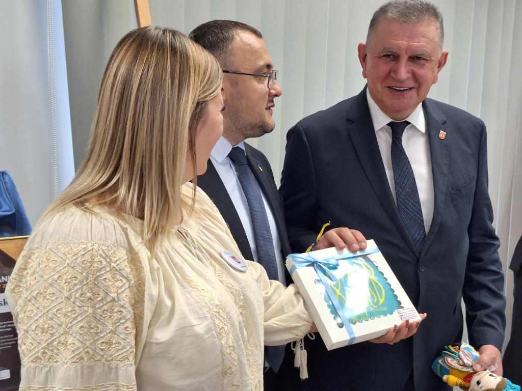Spotkanie z ambasadorem Ukrainy w płońskim ratuszu