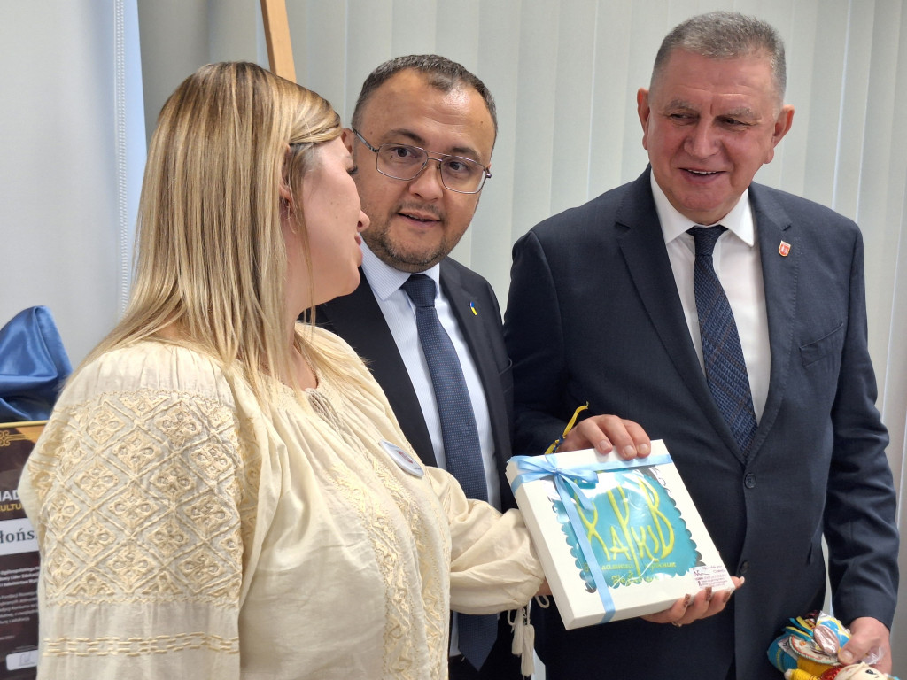 Spotkanie z ambasadorem Ukrainy w płońskim ratuszu