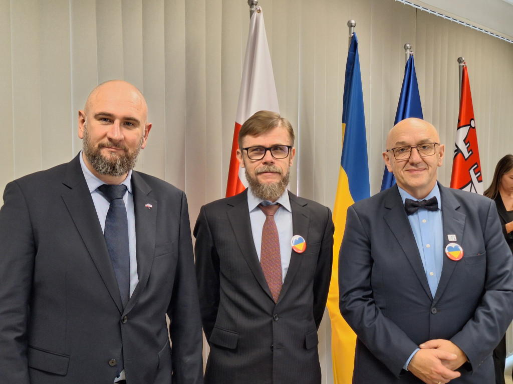 Spotkanie z ambasadorem Ukrainy w płońskim ratuszu