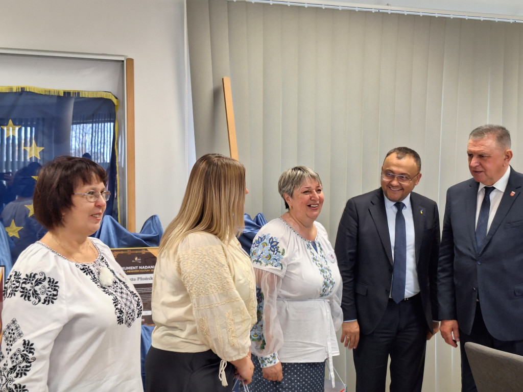 Spotkanie z ambasadorem Ukrainy w płońskim ratuszu