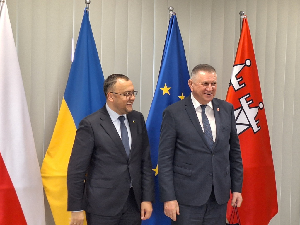 Spotkanie z ambasadorem Ukrainy w płońskim ratuszu