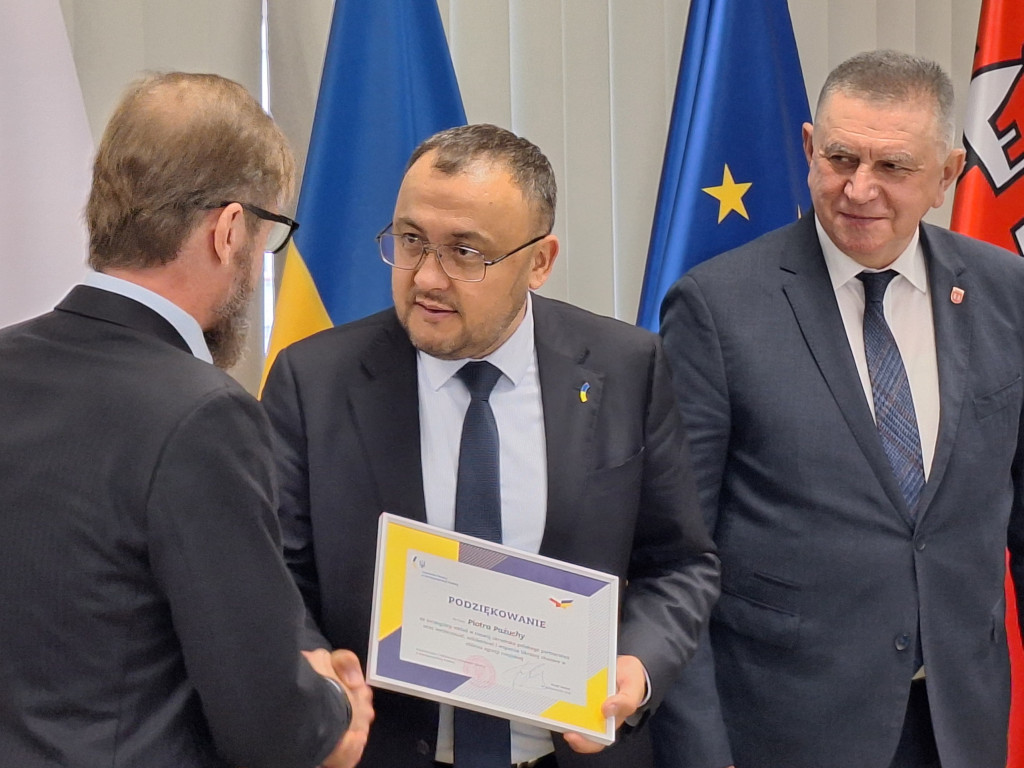 Spotkanie z ambasadorem Ukrainy w płońskim ratuszu