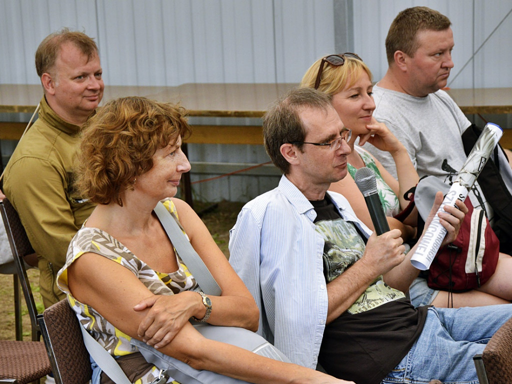 Udane lądowanie w Milewie mimo ciemnych chmur [FOTO]