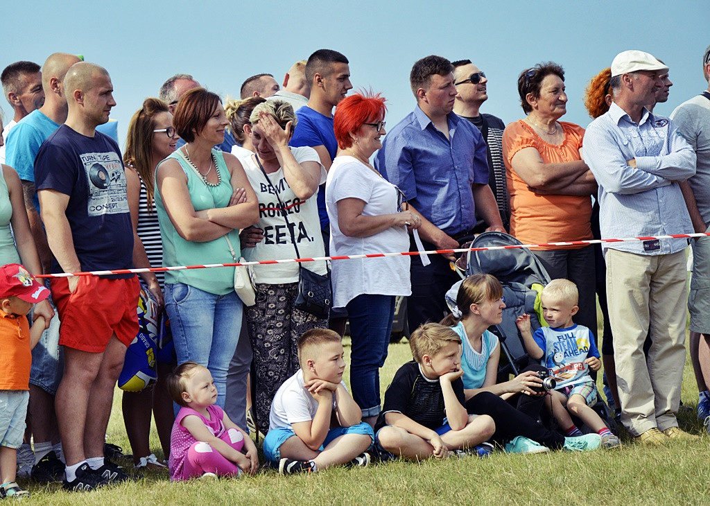 Udane lądowanie w Milewie mimo ciemnych chmur [FOTO]