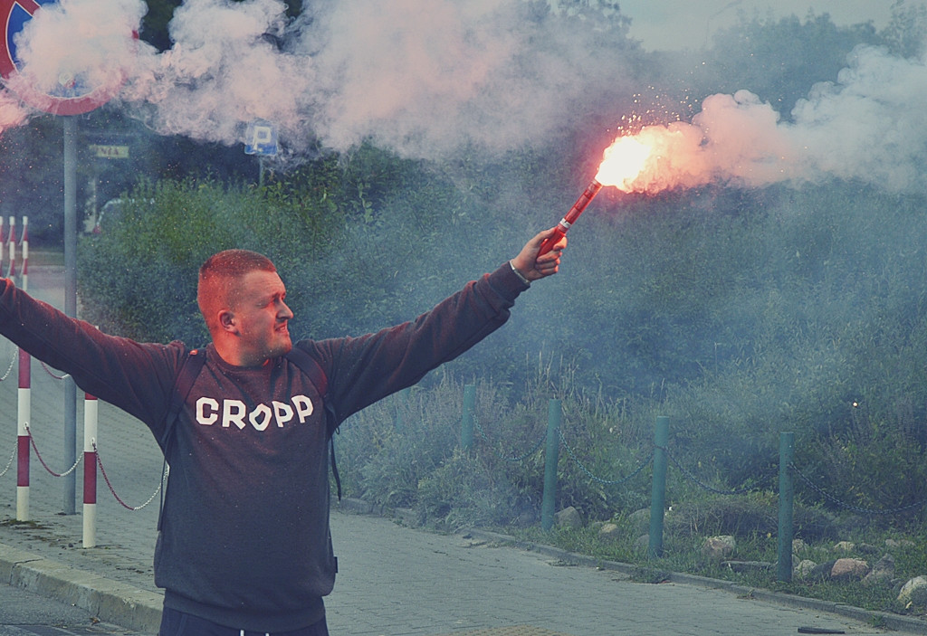 Pamiętamy i będziemy pamiętać! Punkt 17 zamarł ruch przy płońskim rondzie [FOTO]