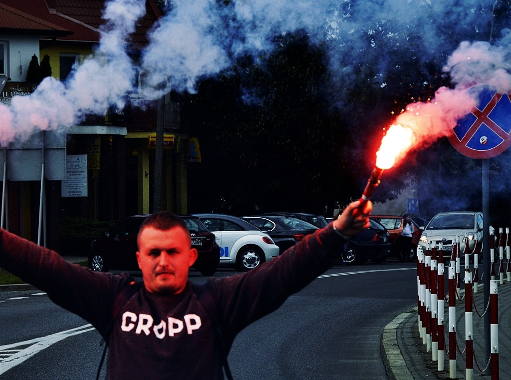 Pamiętamy i będziemy pamiętać! Punkt 17 zamarł ruch przy płońskim rondzie [FOTO]