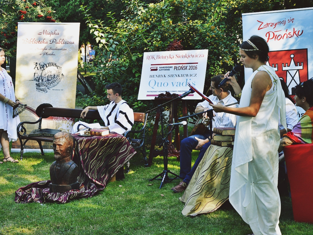 Powieść Sienkiewicza na ustach płońszczan