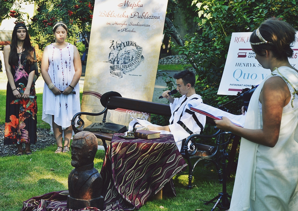 Powieść Sienkiewicza na ustach płońszczan