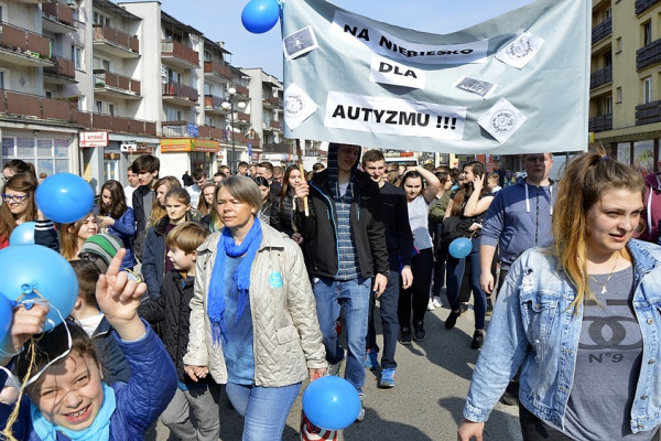 Płońsk w niebieskich barwach [FOTORELACJA]