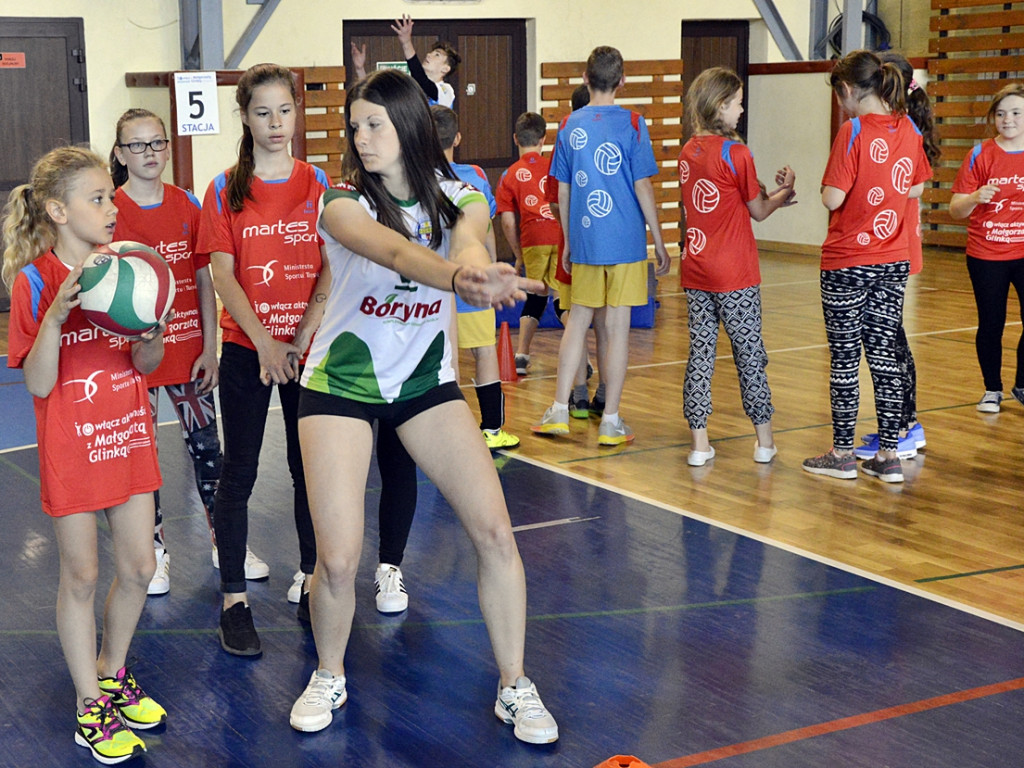 Małgorzata Glinka zachęca dzieci do uprawiania sportu [FOTORELACJA]