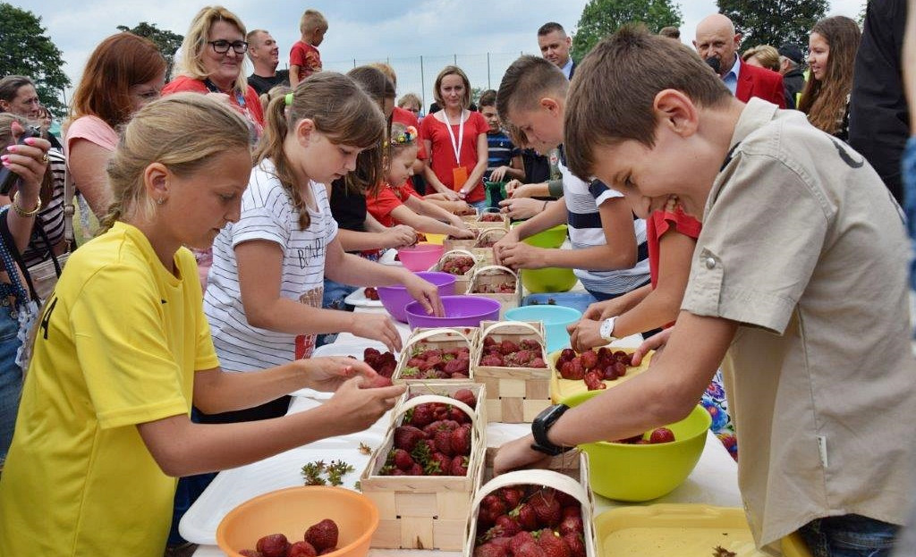 Truskawkowe święto w gminie Załuski [FOTORELACJA]