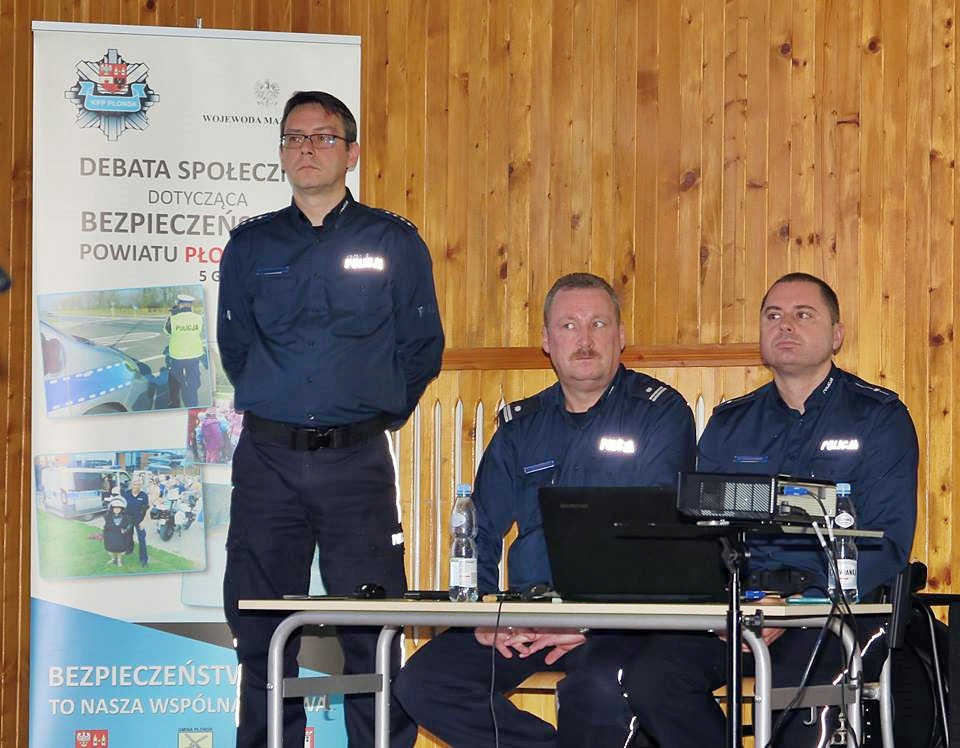 Debata o bezpieczeństwie w powiecie płońskim