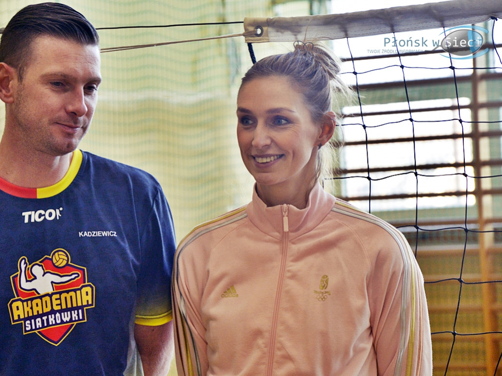Wiara w siebie procentuje w sporcie. Kadziewicz i Kaczor w Siedlinie. Projekt Akademia Siatkówki w gminie Płońsk [FOTORELACJA]