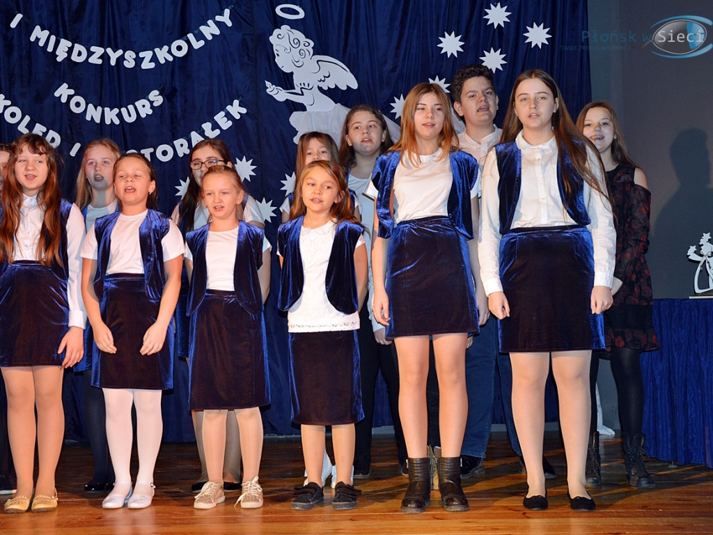 Rozbudzanie tradycji śpiewania kolęd wśród dzieci - konkursowo z SP nr 2 w Płońsku