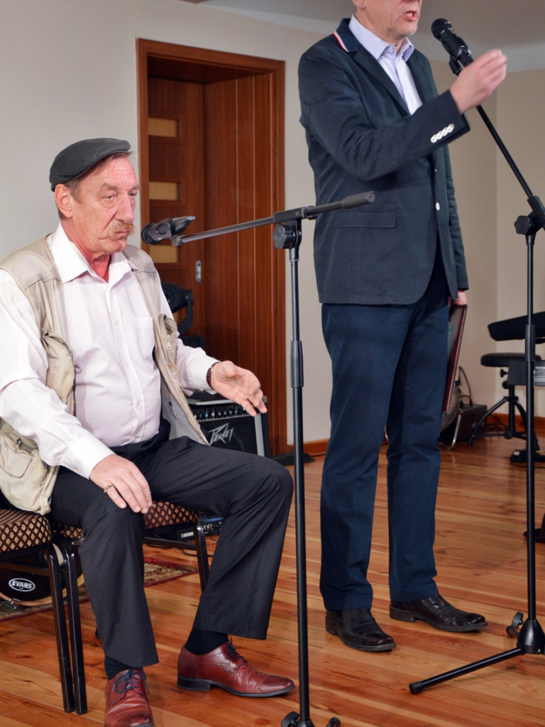 Stały bywalec wilkowyjskiej ławeczki gościł w Nowym Mieście