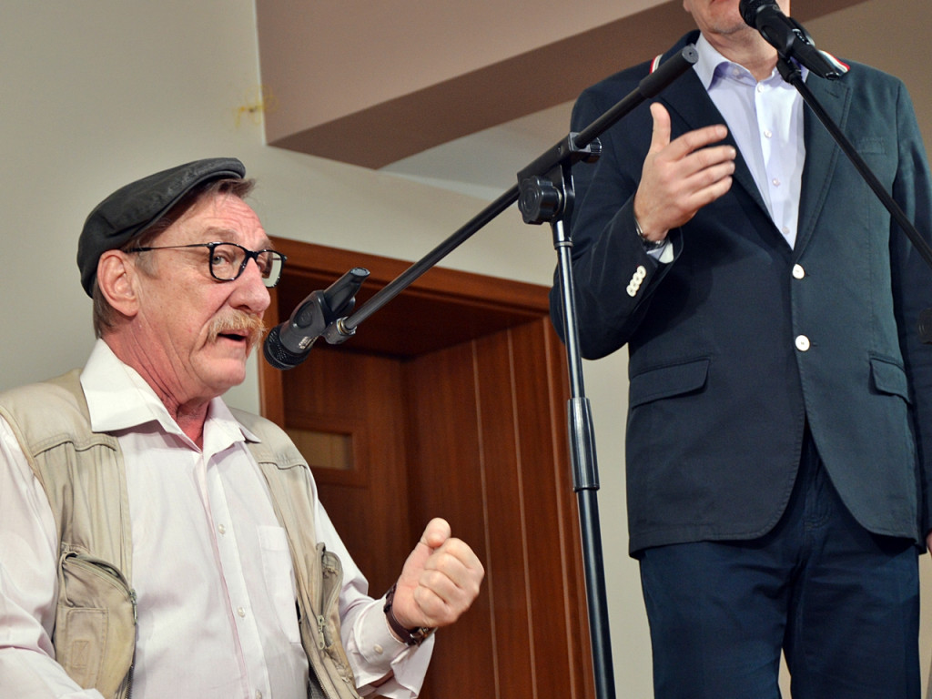 Stały bywalec wilkowyjskiej ławeczki gościł w Nowym Mieście