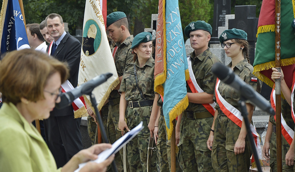 Płońskie obchody Bitwy Warszawskiej na cmentarzu