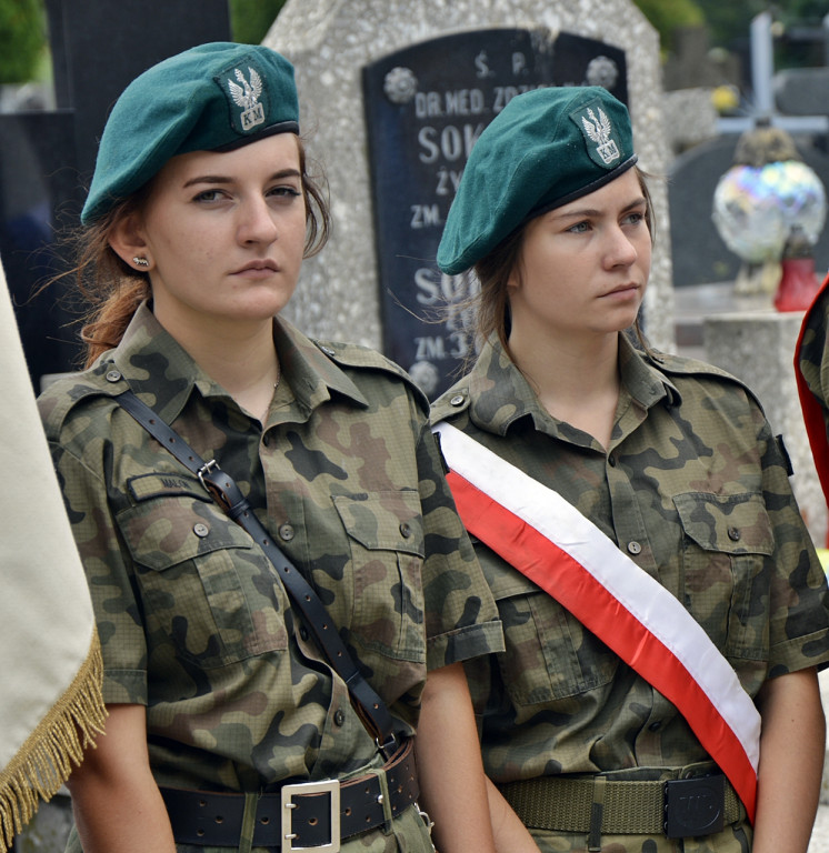 Płońskie obchody Bitwy Warszawskiej na cmentarzu