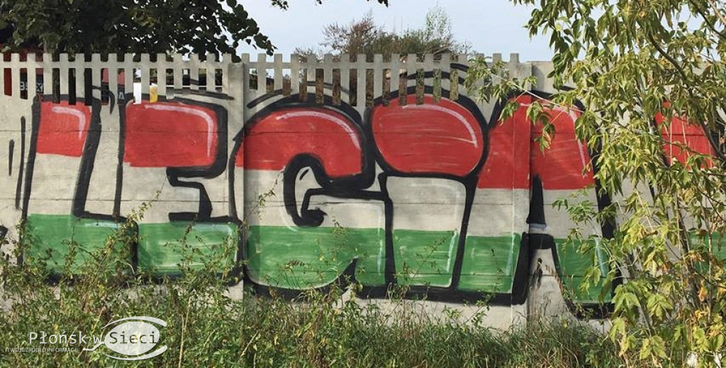 Płońskie graffiti z ulicy Rzemieślniczej i Grunwaldzkiej