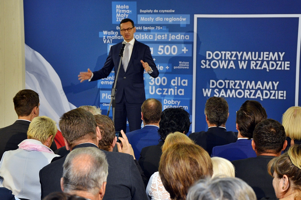 Premier Morawiecki z wizytą w Płońsku