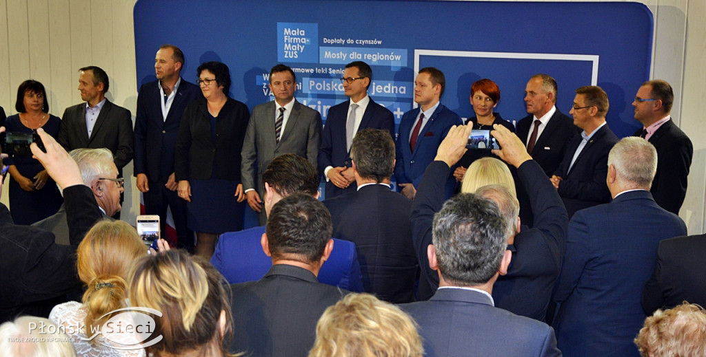 Premier Morawiecki z wizytą w Płońsku
