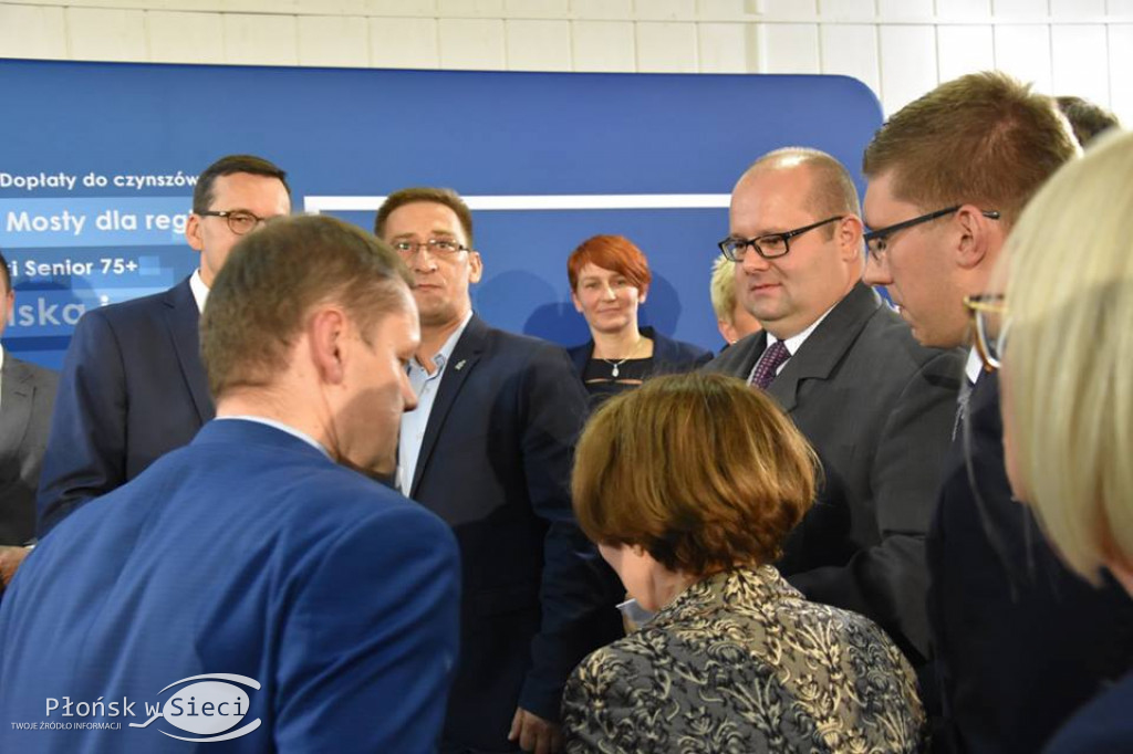 Premier Morawiecki z wizytą w Płońsku