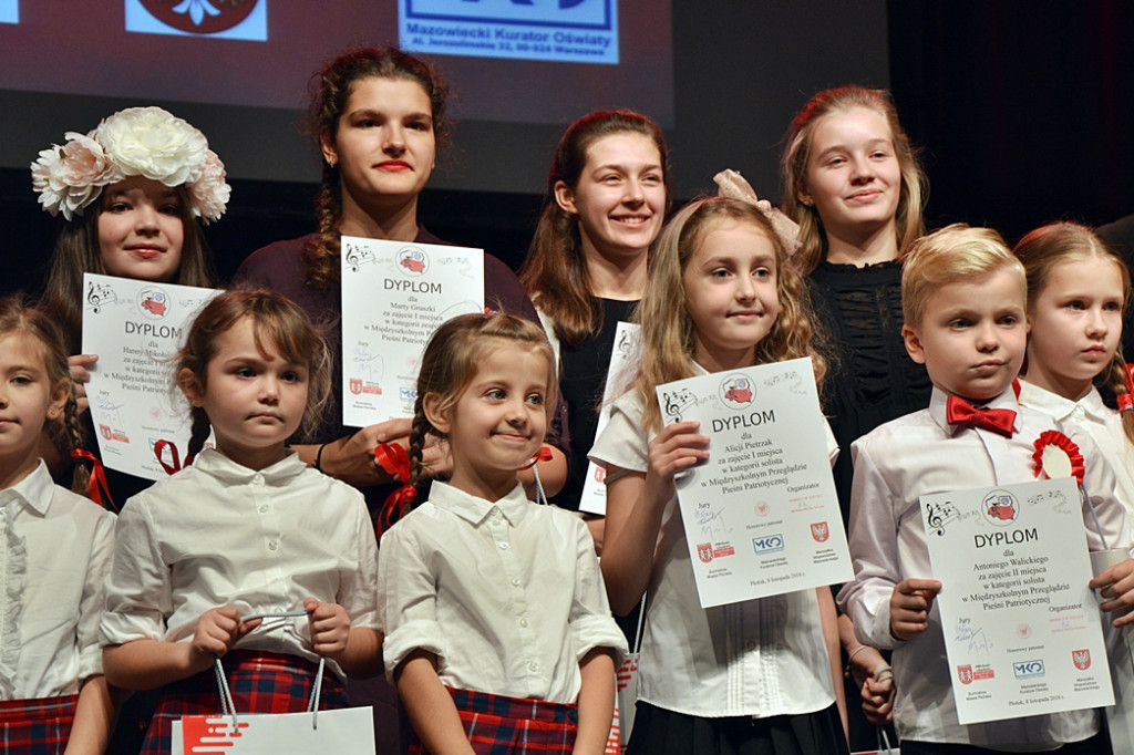 Finał Międzyszkolnego Przeglądu Pieśni Patriotycznej
