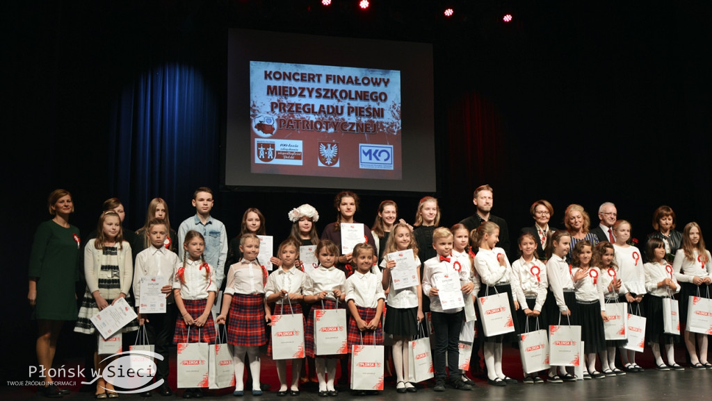 Finał Międzyszkolnego Przeglądu Pieśni Patriotycznej