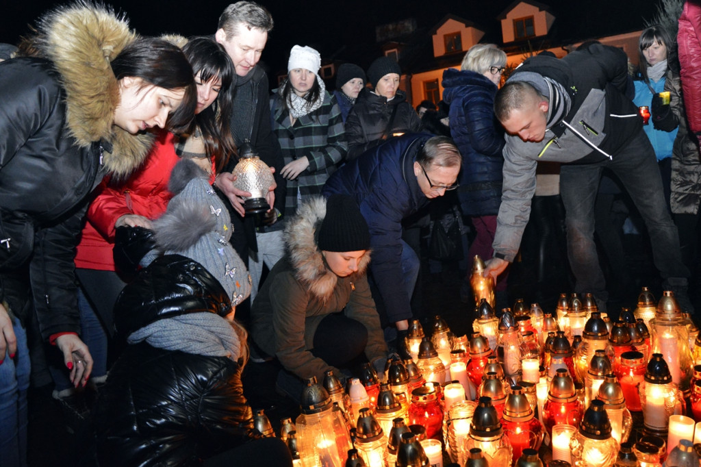 Płońsk okazał solidarność i sprzeciw wobec przemocy