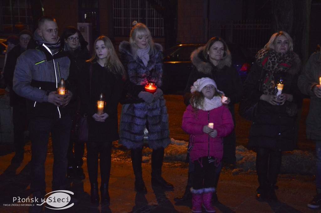 Płońsk okazał solidarność i sprzeciw wobec przemocy