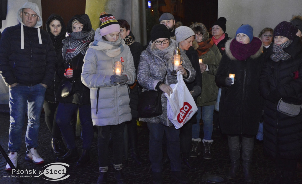 Płońsk okazał solidarność i sprzeciw wobec przemocy