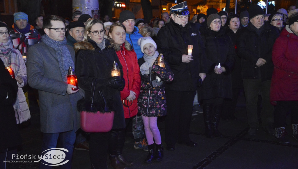 Płońsk okazał solidarność i sprzeciw wobec przemocy