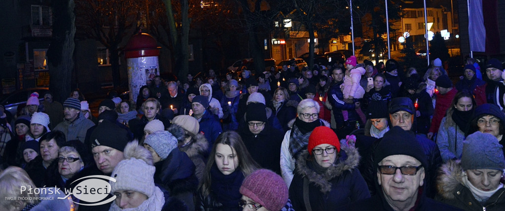 Płońsk okazał solidarność i sprzeciw wobec przemocy