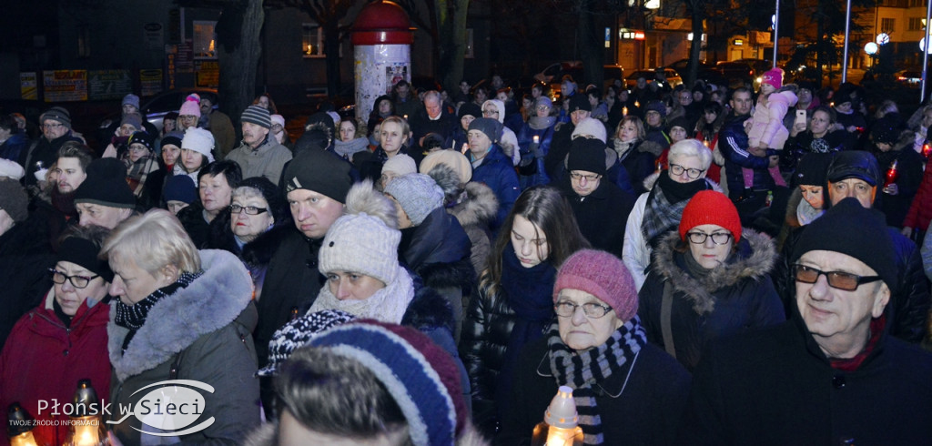 Płońsk okazał solidarność i sprzeciw wobec przemocy