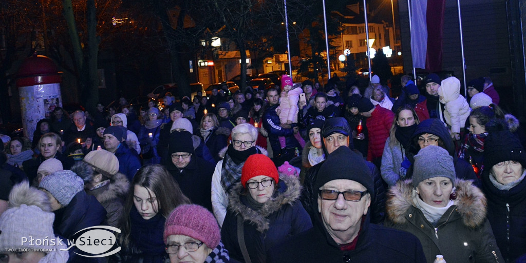 Płońsk okazał solidarność i sprzeciw wobec przemocy