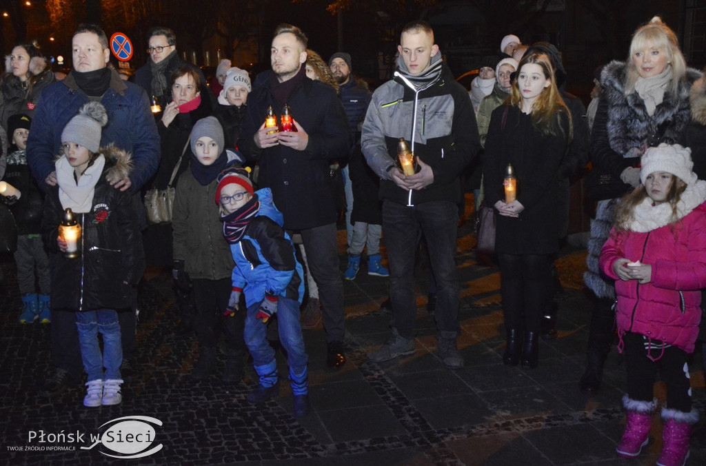 Płońsk okazał solidarność i sprzeciw wobec przemocy