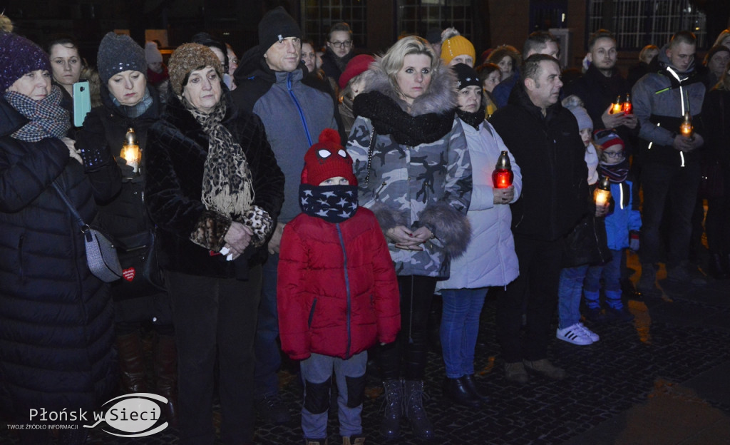Płońsk okazał solidarność i sprzeciw wobec przemocy
