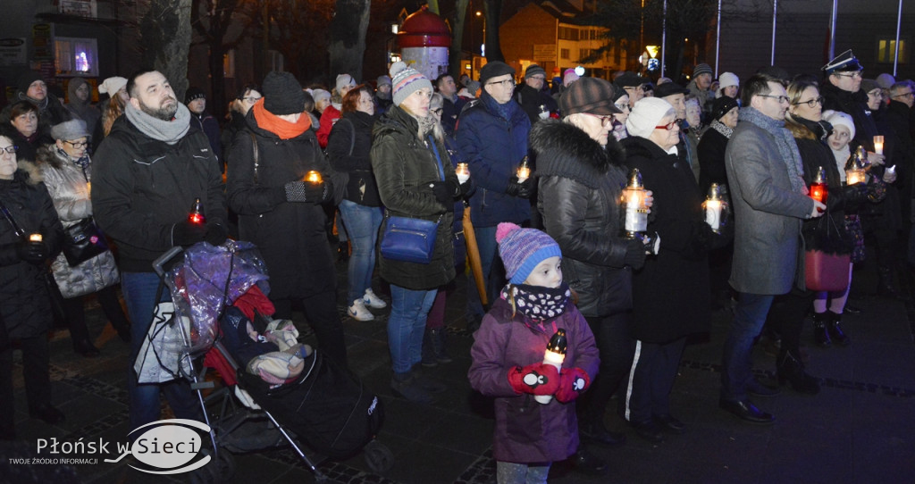 Płońsk okazał solidarność i sprzeciw wobec przemocy