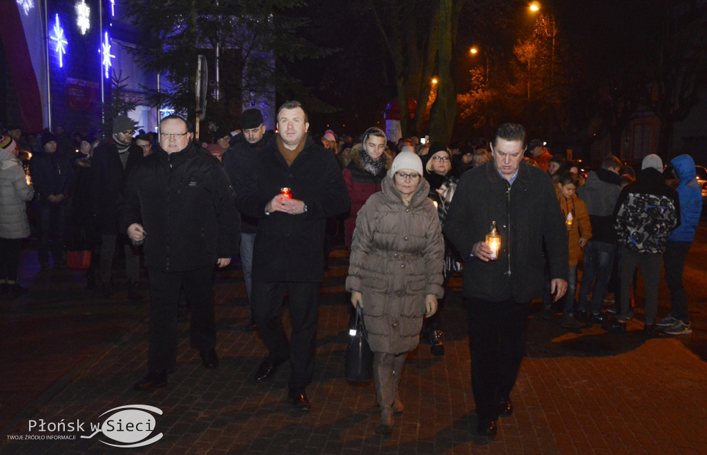 Płońsk okazał solidarność i sprzeciw wobec przemocy