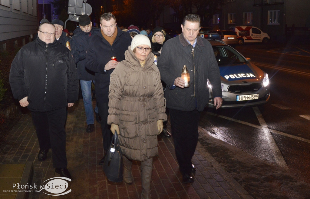 Płońsk okazał solidarność i sprzeciw wobec przemocy