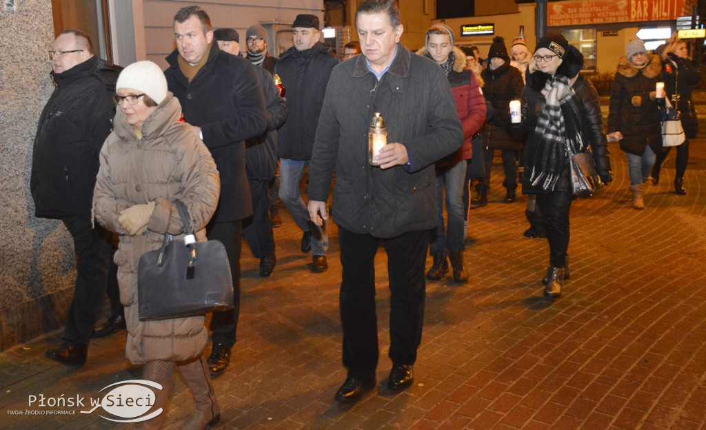 Płońsk okazał solidarność i sprzeciw wobec przemocy