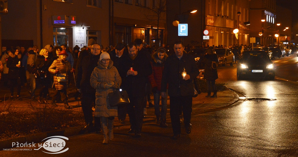 Płońsk okazał solidarność i sprzeciw wobec przemocy