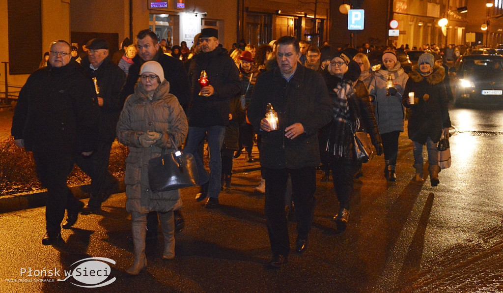 Płońsk okazał solidarność i sprzeciw wobec przemocy