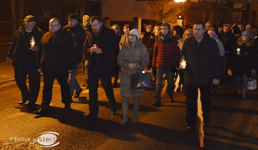 Płońsk okazał solidarność i sprzeciw wobec przemocy