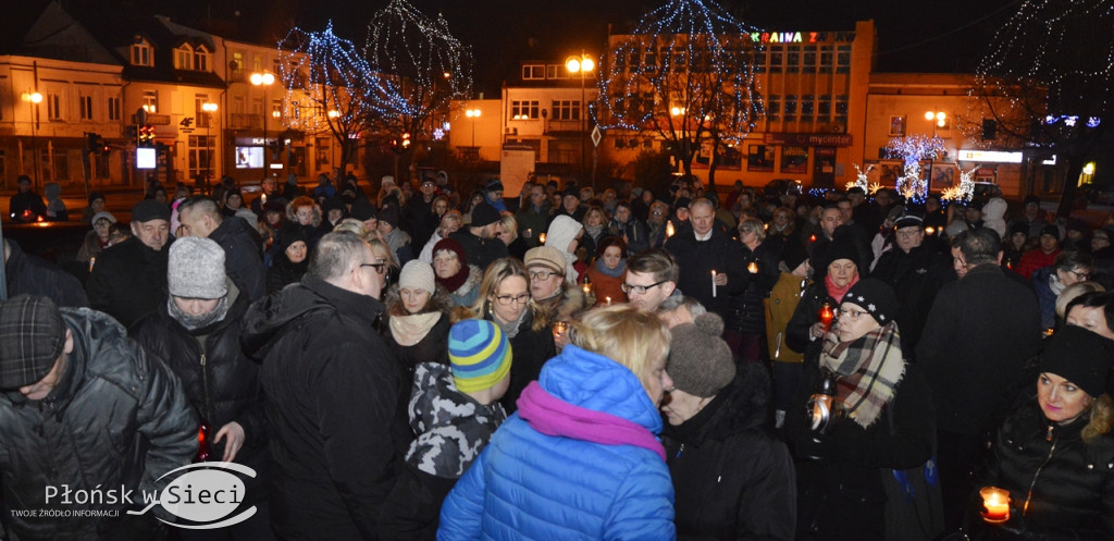 Płońsk okazał solidarność i sprzeciw wobec przemocy